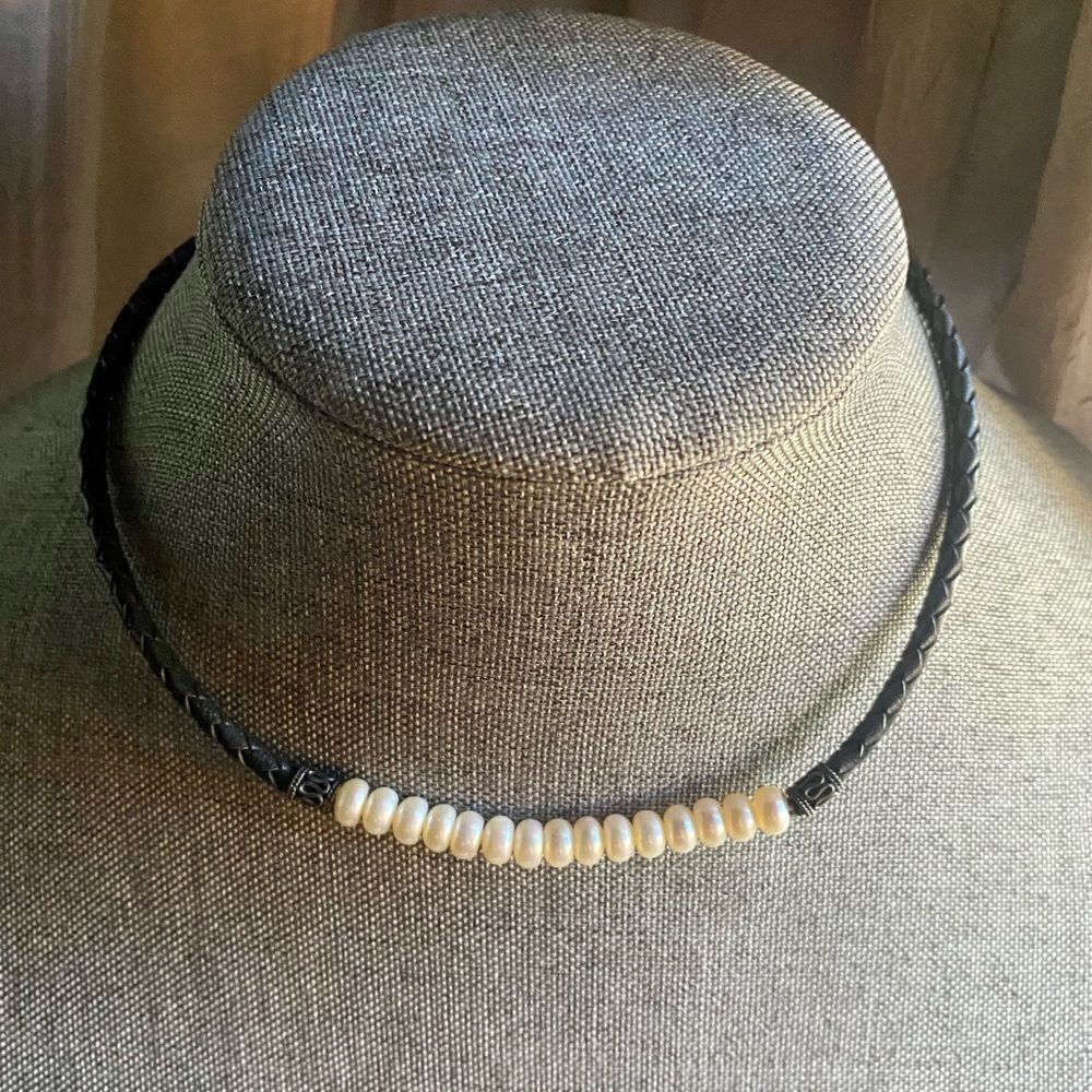 Imperial World Sterling Silver Cultured Pearl Necklace